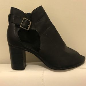 Breckelles open toe booties